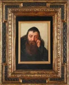 Portrait Of A Hassidic Man by Isidor Kaufmann