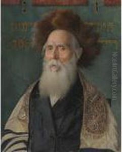 Portrait Of A Rabbi by Isidor Kaufmann