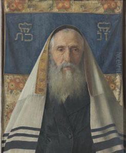 Rabbi With Prayer Shawl