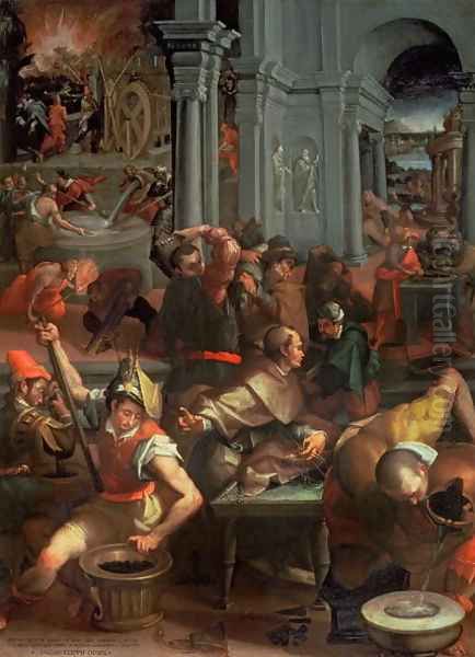 The Invention of Gunpowder in 1313, 1572 - view 1