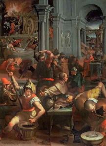 The Invention of Gunpowder in 1313, 1572