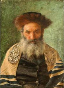 Portrait Of A Rabbi by Isidor Kaufmann