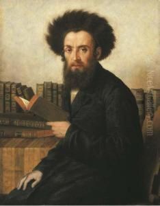 Chassid In Gedanken by Isidor Kaufmann
