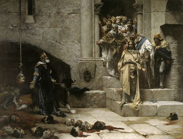The Legend of the Monk King, or The Bell of Huesca, 1880 - view 1