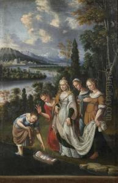 Die Auffindung Moses. - view 1