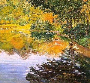 Mill Pond - Moors Mill, 1914 by Kate Freeman Clark