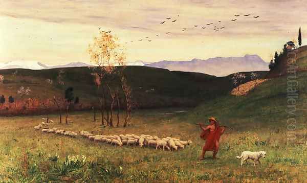 The Arcadian Shepherd and His Flock, 1883 - view 1