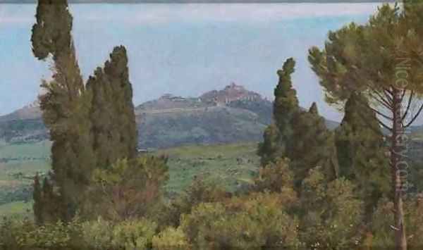 The View of Montecelio from the Villa dEste Tivoli - view 1