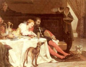 La Morte Di Bianca Capella by Amos Cassioli