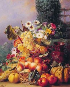 Still Life of Flowers and Fruits I