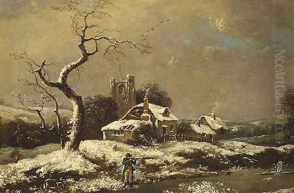 Snowy landscape - view 1