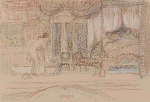 Bedroom Scene by Charles Conder
