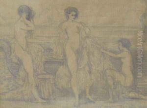 Three Belles by Charles Conder