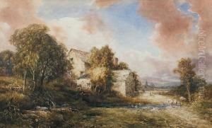 "an Old Windmill, Llandrillo"
'john Keeley', Similarly And Inscribed With Title On Artist's Label
Verso by John Keeley