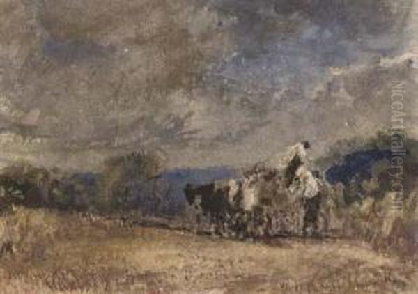 Collecting The Hay - view 1
