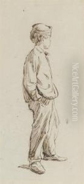 Study Of A Young Boy - view 1