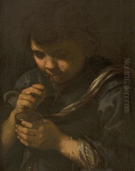 Ragazzo Che Fa Bolle Disapone - view 1