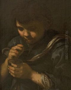Ragazzo Che Fa Bolle Disapone by Bernhard Keil, Monsu Bernardo
