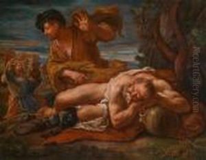 Der Trunkene Noah by Bernhard Keil, Monsu Bernardo