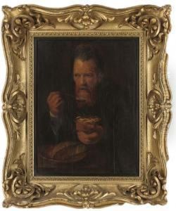 A Peasant Eating Broth