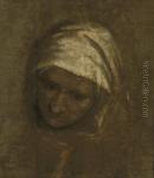 A Study For The Head Of An Old Woman - view 1