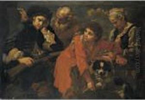 Return From The Hunt by Bernhard Keil, Monsu Bernardo