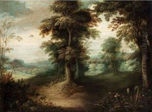 A Landscape At The Egde Of A Forest