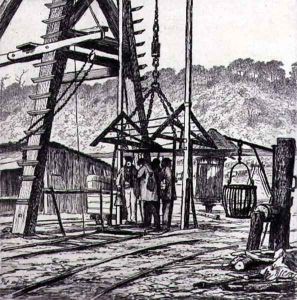 Pit Mouth, 1872 by Richard Samuel Chattock