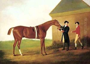 Eclipse, with jockey and groom by Daniel Clowes