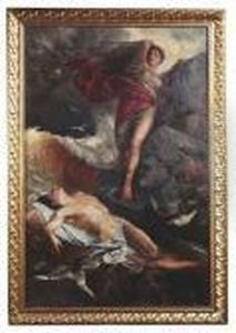 Keller, Ferdinand . Hero And Leander by Ferdinand Keller