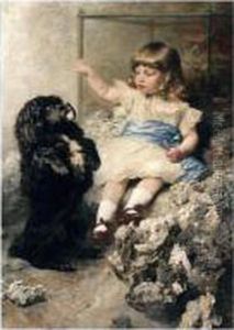 ``mach Mannchen!' (``give Me Your Paw!') by Ferdinand Keller