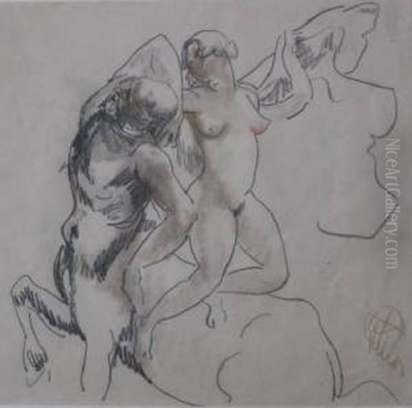 Nude And Satyr - view 1