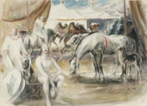 Circus Scene by Henry George Keller