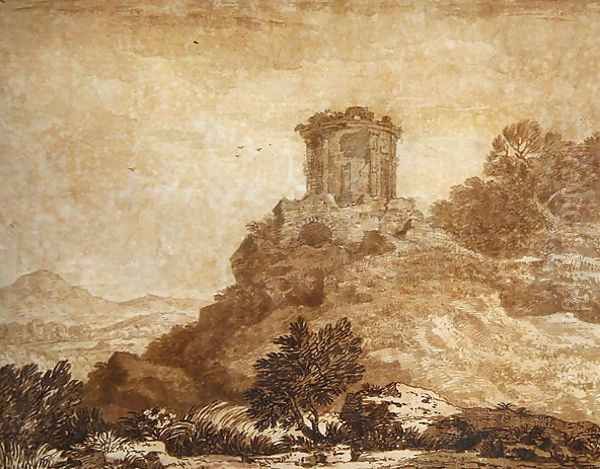 Landscape with a ruined temple, c.1756 - view 1