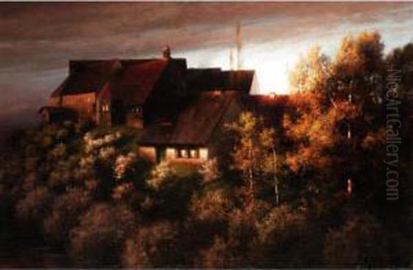 Landscape, Thought To Be A View Of Zieglerbrau Near Dachau - view 1