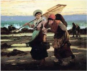 The Mussel Gatherers by Robert Kemm