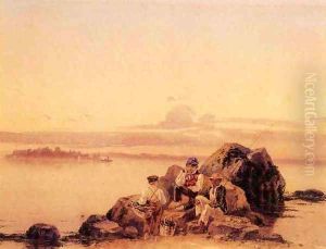 A Day Fishing by James Goodwin Clonney