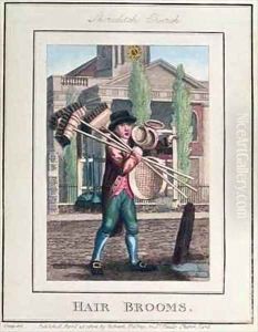 Hair Brooms Shoreditch Church by William Marshall Craig