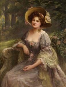 Elegant Dam I Hatt by Sydney Percy Kendrick
