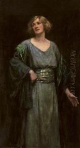 Portrait Of Dame Sybil Thorndyke by Sydney Percy Kendrick