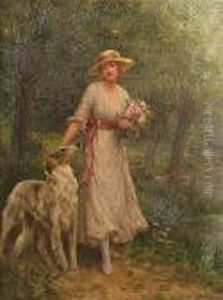 A Woodland Walk by Sydney Percy Kendrick