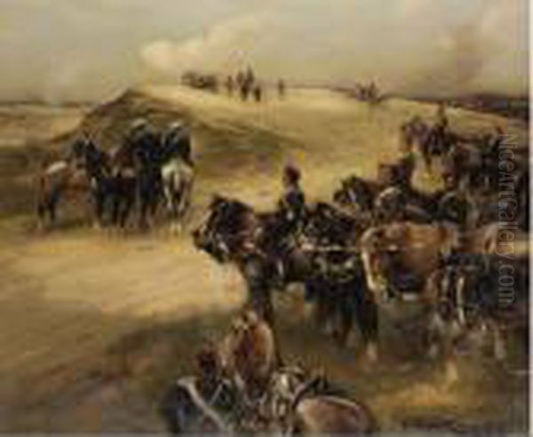 Royal Horse Artillery In Action - view 1