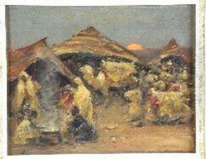 An Arab Camp, Evening An Arab Camp, Evening