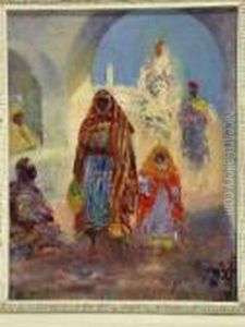 Arabs In An Archway