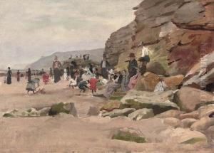 Beach Party by Thomas Benjamin Kennington