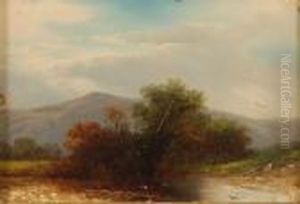 White Mountain School Landscape by John Frederick Kensett