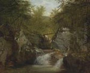 Bash Bish Falls by John Frederick Kensett