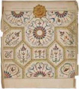 Projet De Plafond A Caissons Deco- Res En Grotesque by William Kent