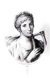 Portrait of Sappho by J. F. Cazenave
