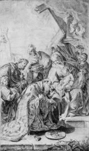 The Adoration Of The Magi by Anton Kern